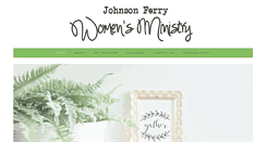 Desktop Screenshot of johnsonferrywomen.com