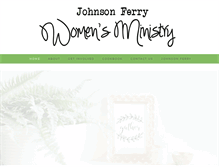 Tablet Screenshot of johnsonferrywomen.com